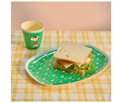 Vaso de Melamina Snoopy Green 250ml