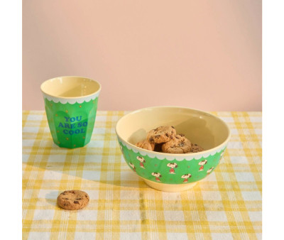 Vaso de Melamina Snoopy Green 250ml