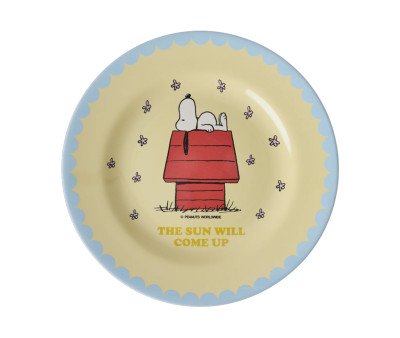 Piatto in Melamina Snoopy Cream