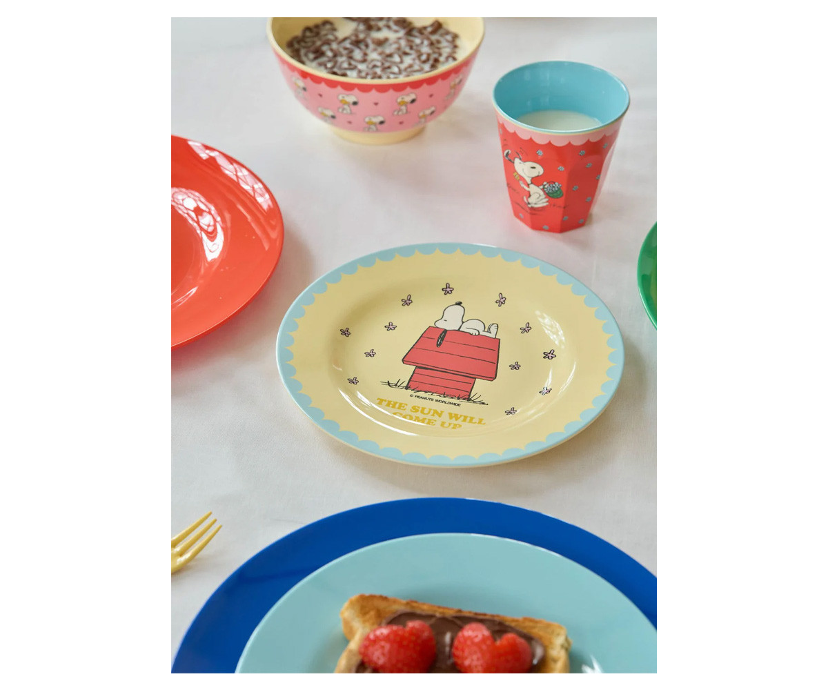 Piatto in Melamina Snoopy Cream