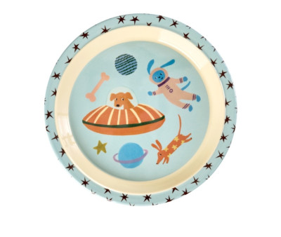 Plato de Melamina Dogs in Space