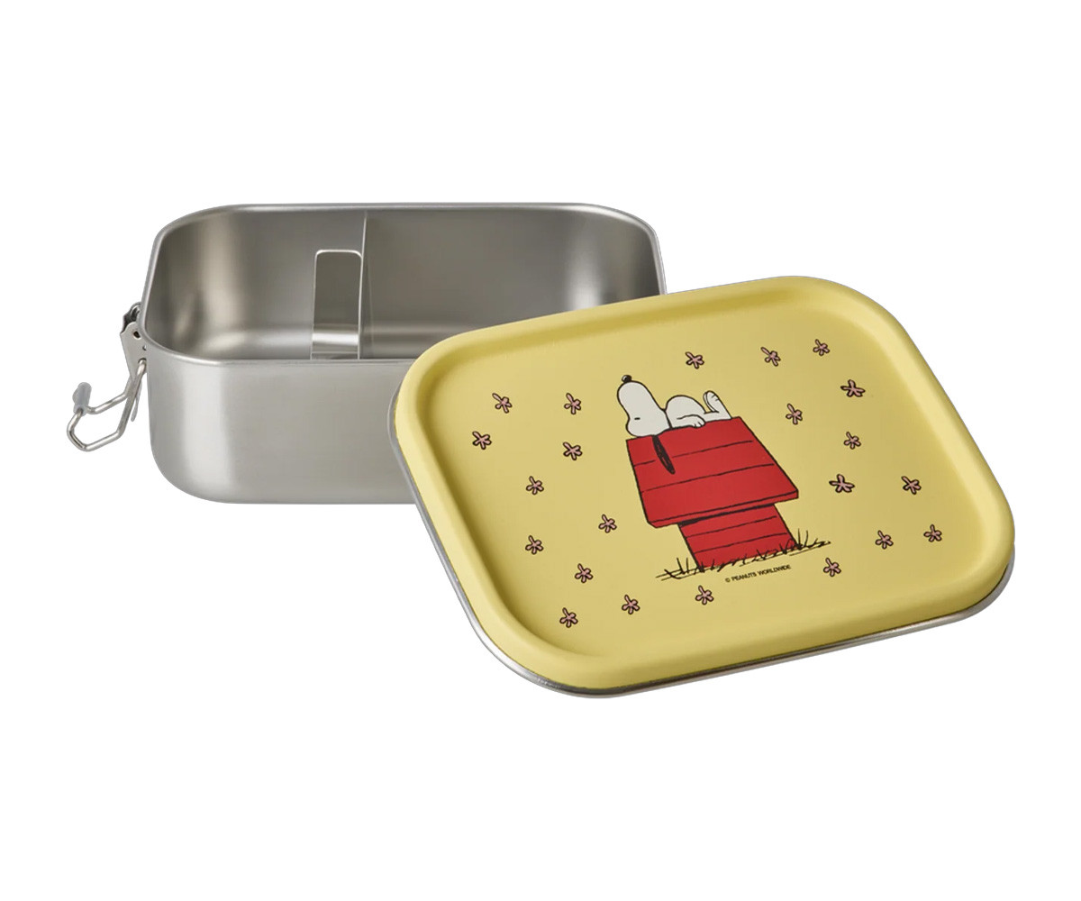Lunchbox Inox Snoopy Yellow