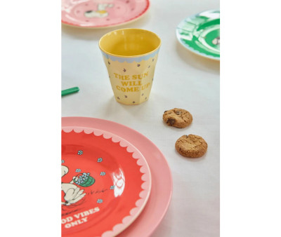 Vaso Infantil Melamina Snoopy Cream 250ml