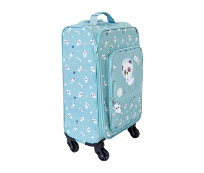 Valigia Trolley Pandas in Space