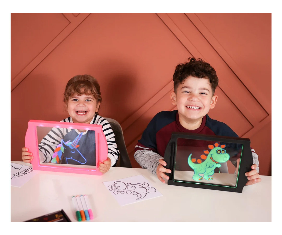 Lavagna da Disegno Luminosa Pink Glow Art