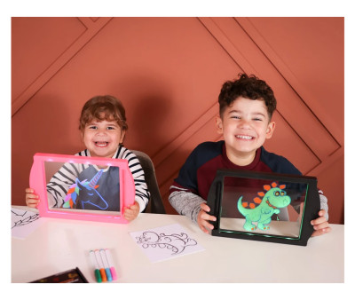 Lavagna da Disegno Luminosa Pink Glow Art