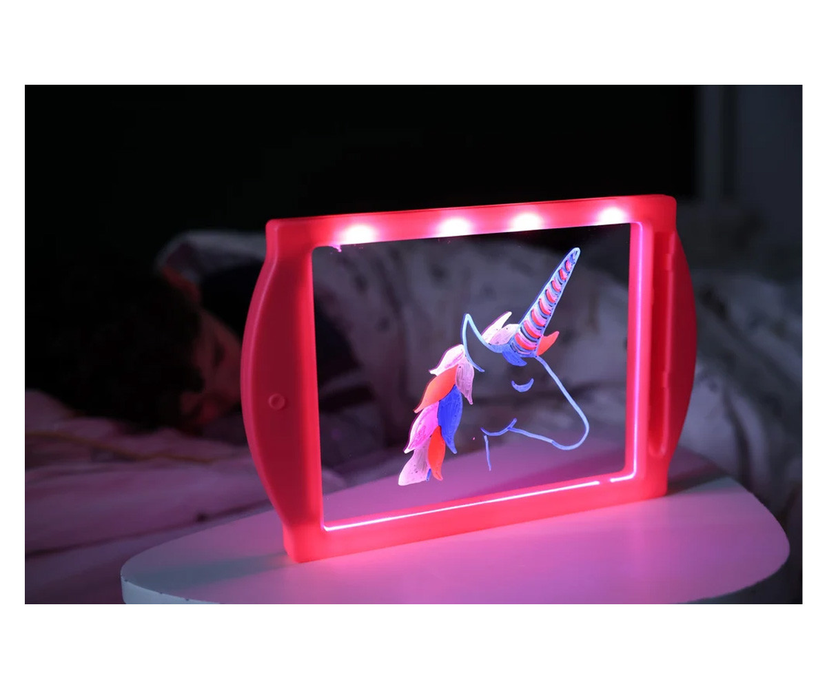 Lavagna da Disegno Luminosa Pink Glow Art