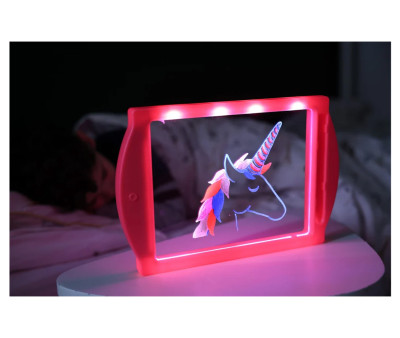 Lavagna da Disegno Luminosa Pink Glow Art