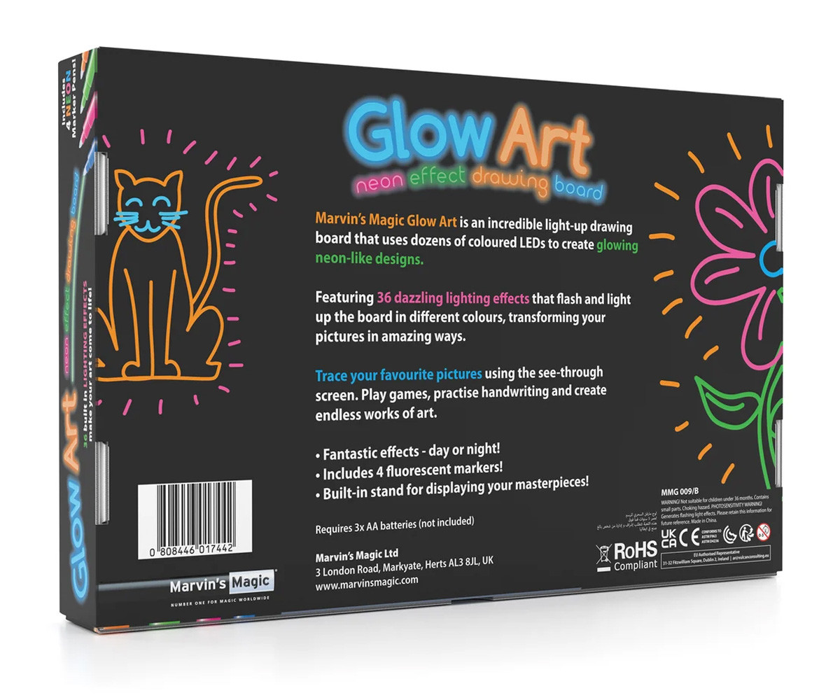 Lavagna da Disegno Luminosa Pink Glow Art