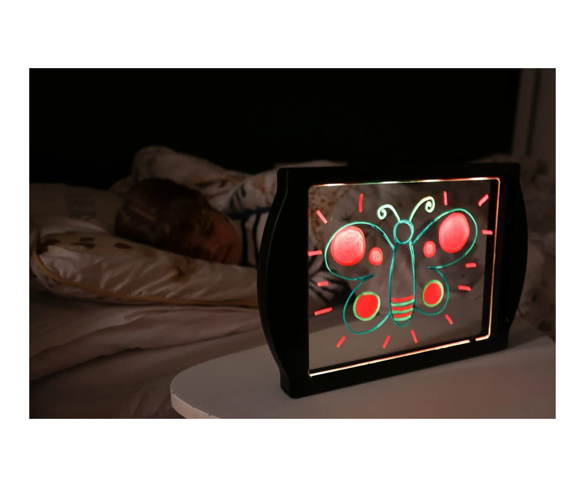 Lavagna da Disegno Luminosa Black Glow Art