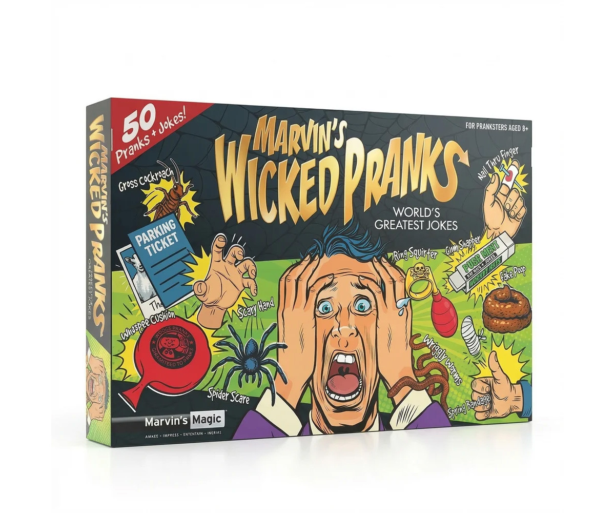 Kit di 50 Trucchi e Scherzi Wicked Pranks & Jokes