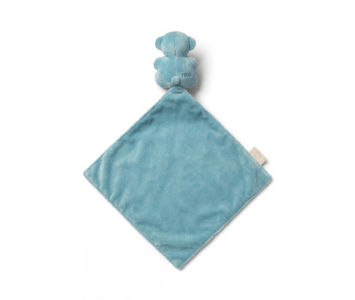 Doudou TOUS Baby con Anello in Legno Personalizzabile Light Blue