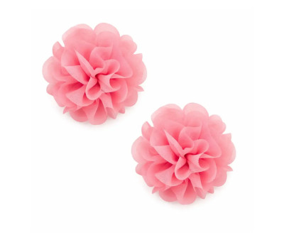 Pack 2 pinzas Roseta Gasa Rosa