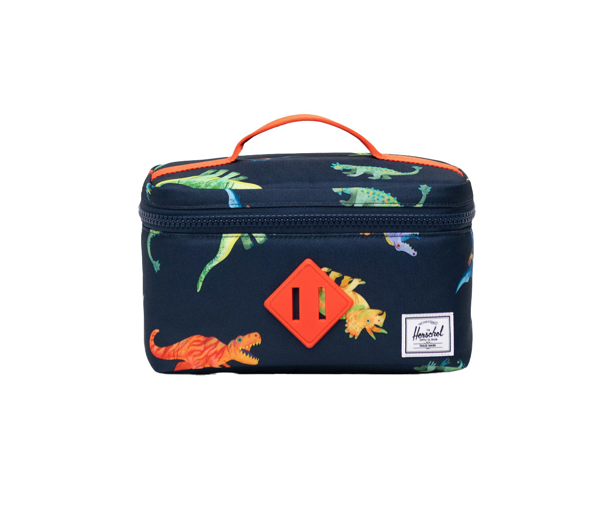 Bolsa Merienda Térmica Little Herschel Heritage Dinos Darkest Navy