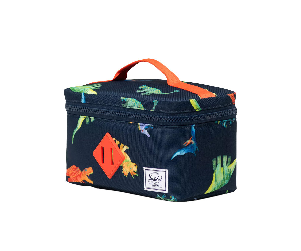 Bolsa Merienda Térmica Little Herschel Heritage Dinos Darkest Navy