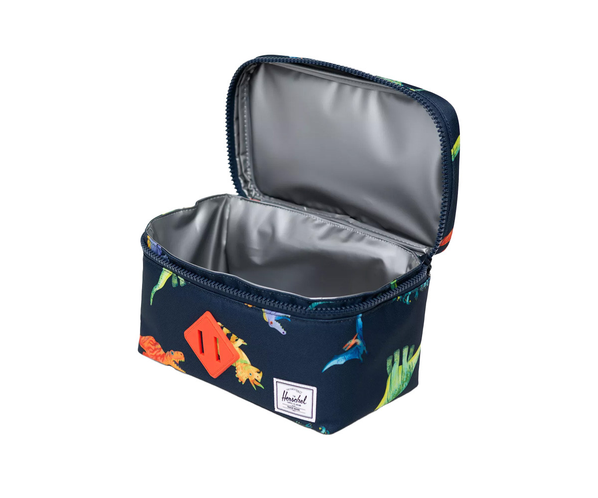 Bolsa Merienda Térmica Little Herschel Heritage Dinos Darkest Navy
