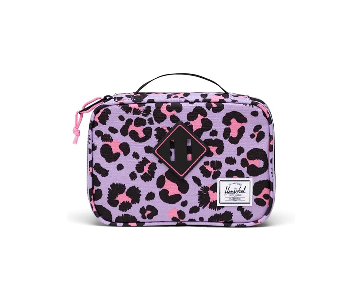 Astuccio Herschel Heritage Stencil Leopard Sached Pink