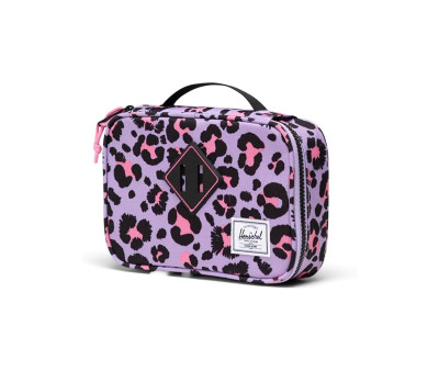 Astuccio Herschel Heritage Stencil Leopard Sached Pink