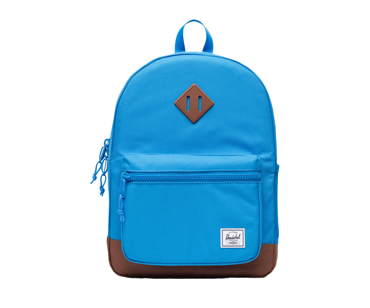 Zaino Herschel Heritage Kids French Blue Saddle Brown Personalizzabile