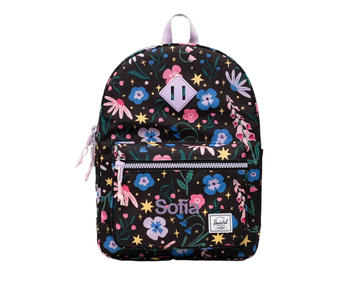 Zaino Herschel Heritage Kids Enchanted Garden Personalizzabile