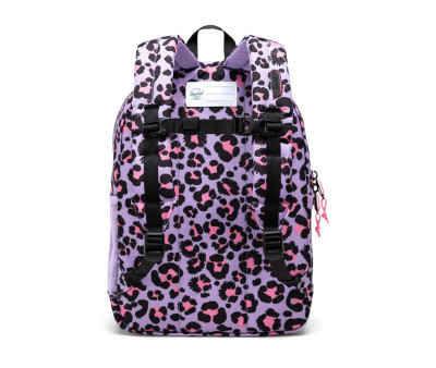 Zaino Herschel Heritage Kids Leopard Sachet Pink Personalizzabile