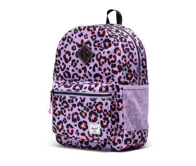 Zaino Herschel Heritage Kids Leopard Sachet Pink Personalizzabile