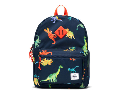Zaino Herschel Heritage Kids Dinos Darkest Navy Personalizzabile