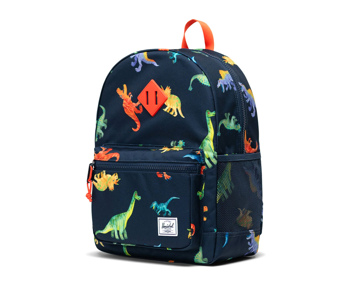 Zaino Herschel Heritage Kids Dinos Darkest Navy Personalizzabile