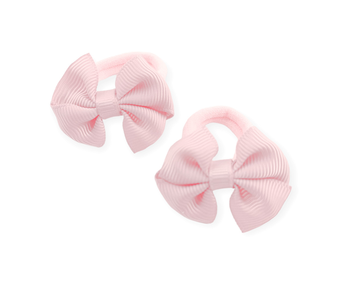 2 Gomas de Pelo Rosa Bebé