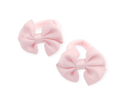 2 Gomas de Pelo Rosa Bebé