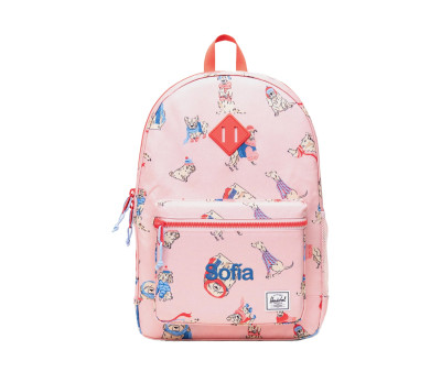 Zaino Herschel Heritage Youth New Fashion Dogs Personalizzabile