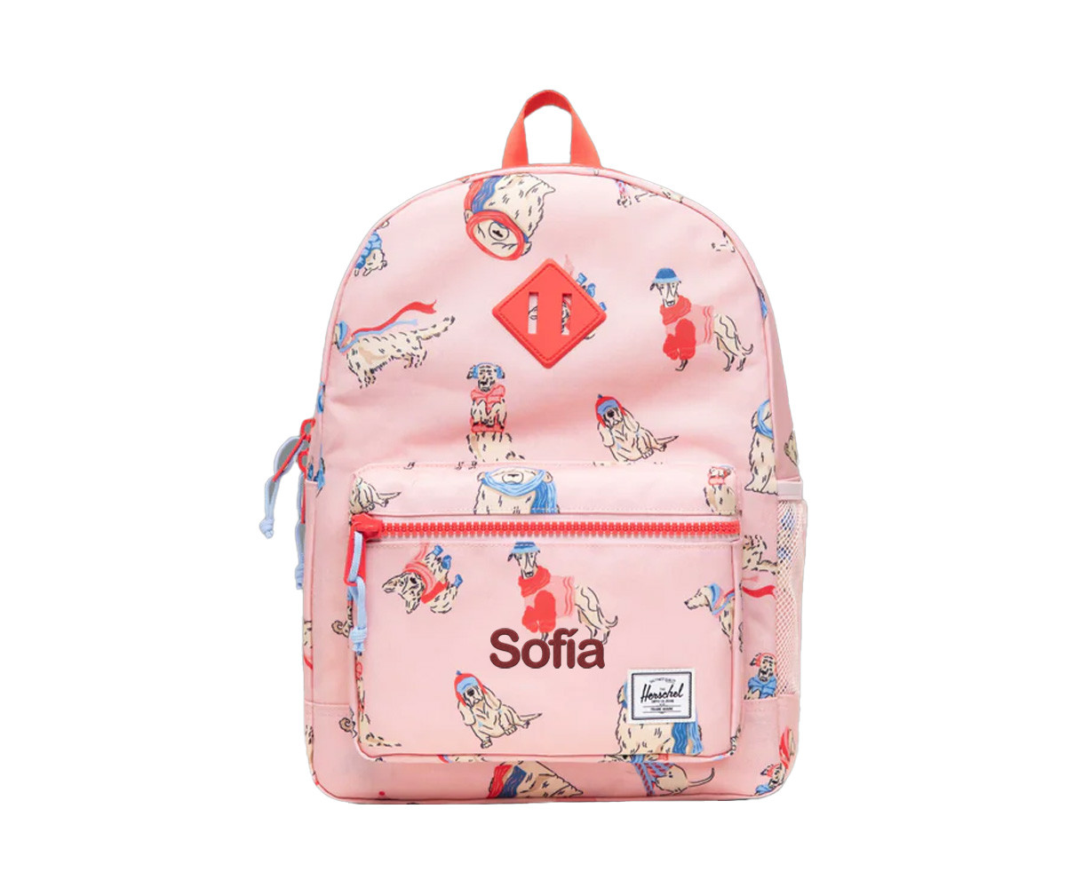 Zaino Herschel Heritage Kids Fashion Dogs 	Personalizzabile