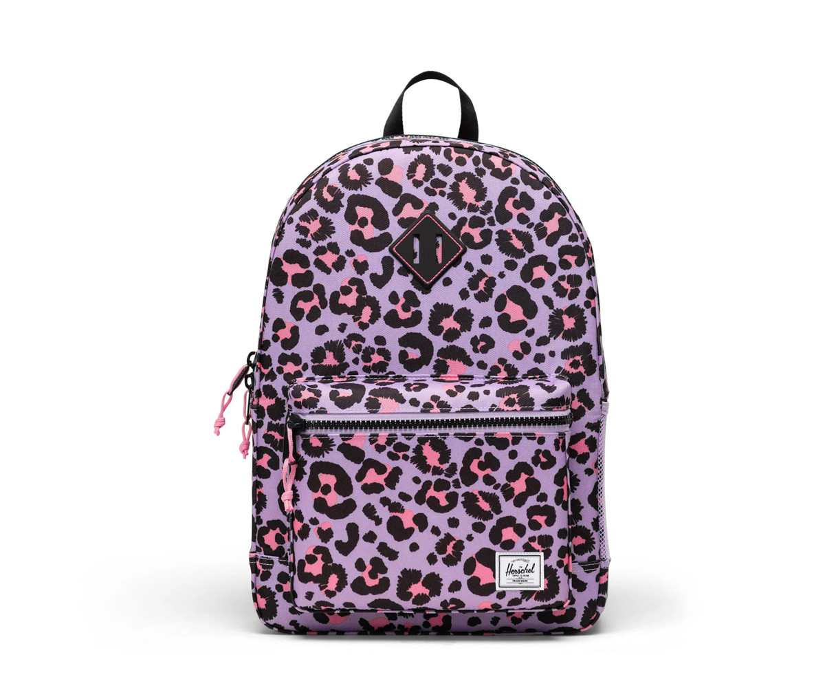 Zaino Herschel Heritage Youth New Leopard Sachet Pink Personalizzabile