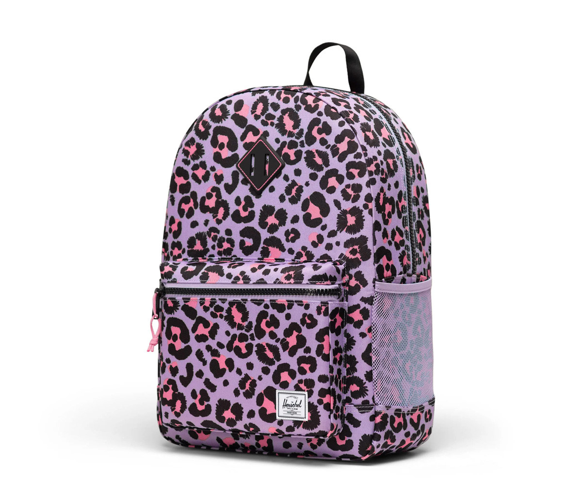 Zaino Herschel Heritage Youth New Leopard Sachet Pink Personalizzabile