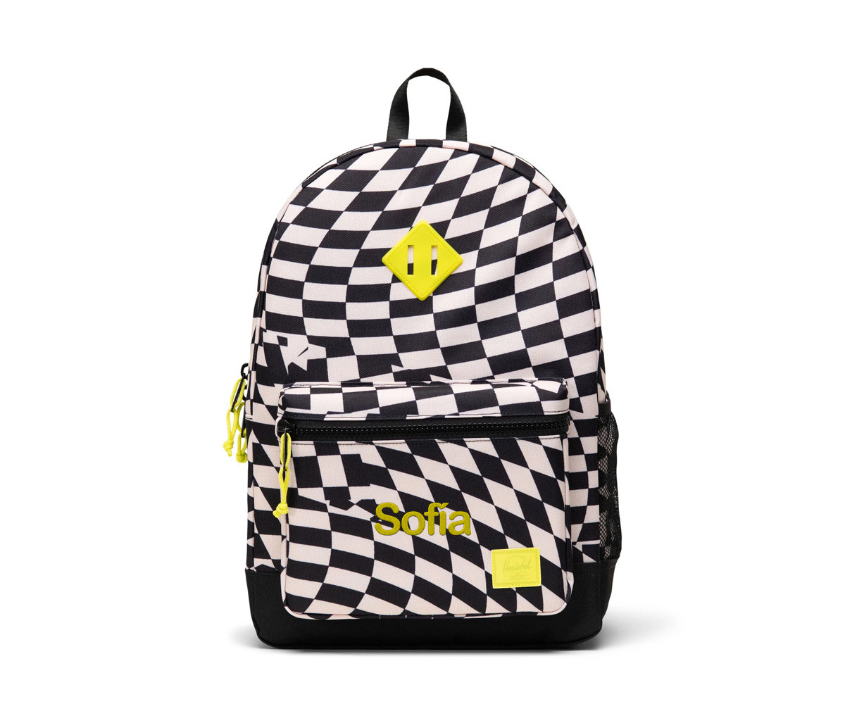 Zaino Herschel Heritage Youth New Warp Check Personalizzabile