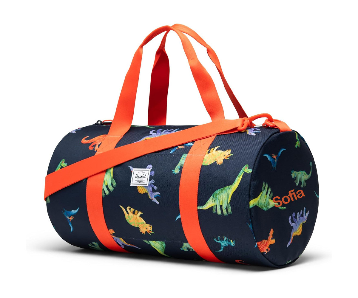 Borsa Sportiva Herschel Classic Little Dinos Darkest Navy Personalizzabile