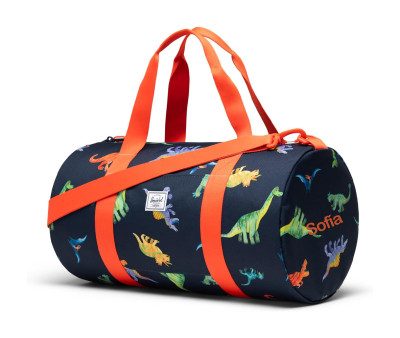 Borsa Sportiva Herschel Classic Little Dinos Darkest Navy Personalizzabile