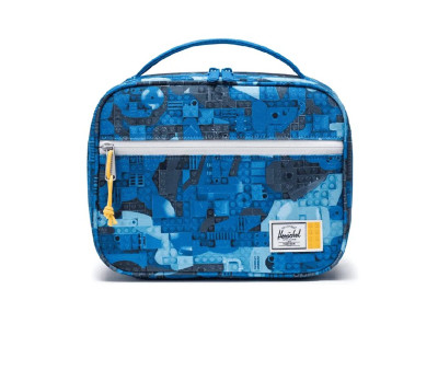 Borsa Termica LEGO Pop Quiz Abstract Bricks Blue