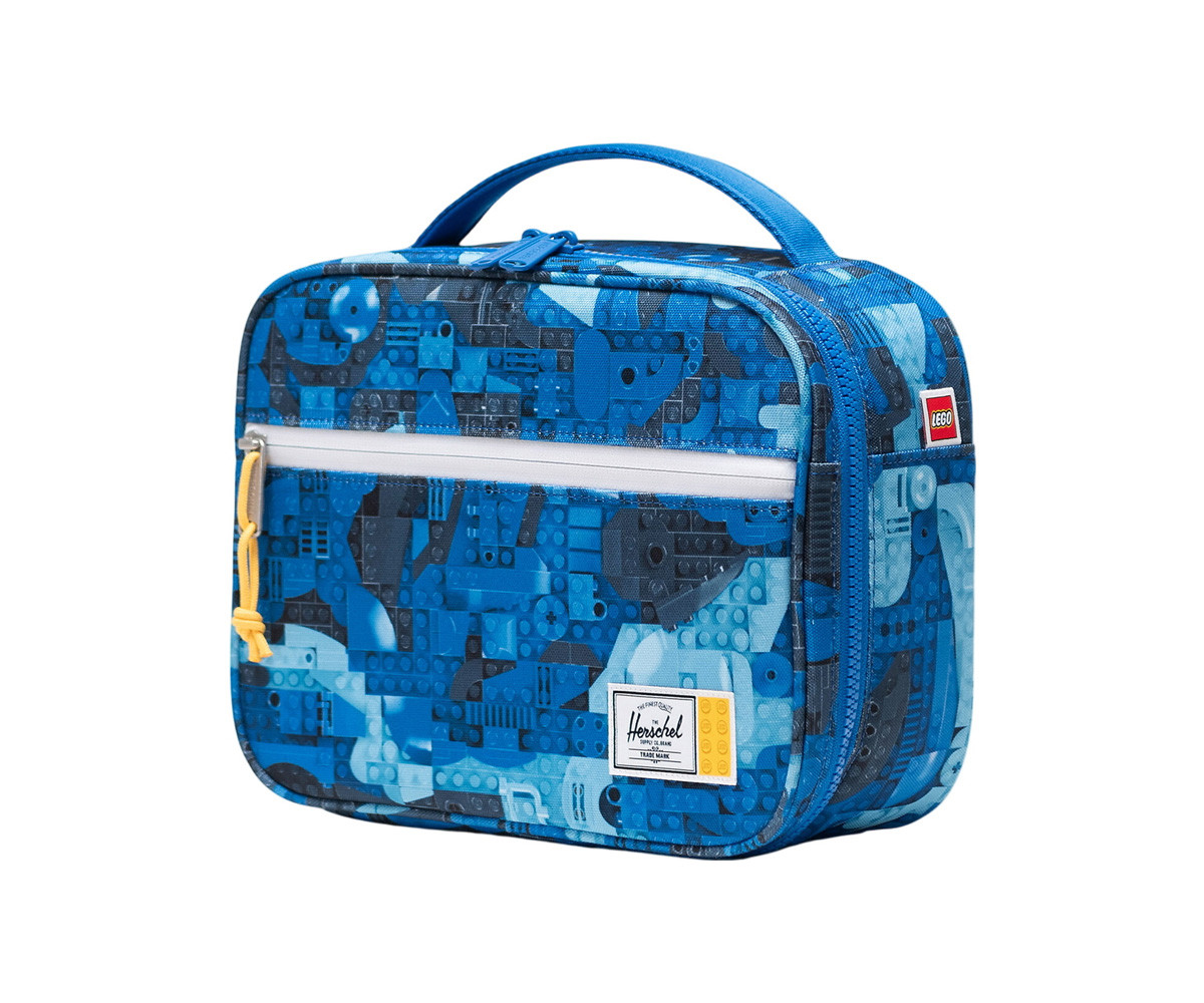 Borsa Termica LEGO Pop Quiz Abstract Bricks Blue
