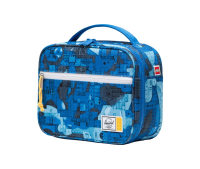 Borsa Termica LEGO Pop Quiz Abstract Bricks Blue