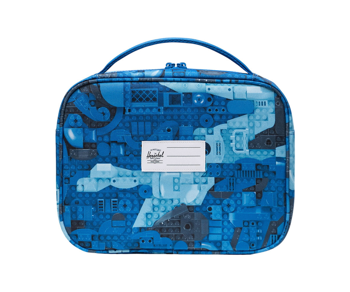 Borsa Termica LEGO Pop Quiz Abstract Bricks Blue