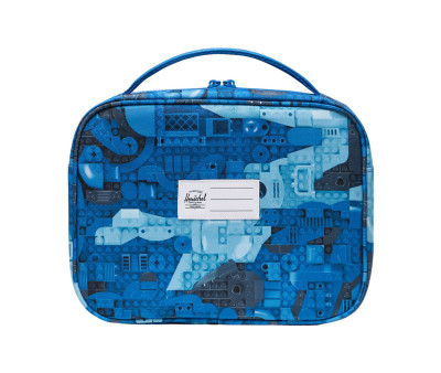 Borsa Termica LEGO Pop Quiz Abstract Bricks Blue