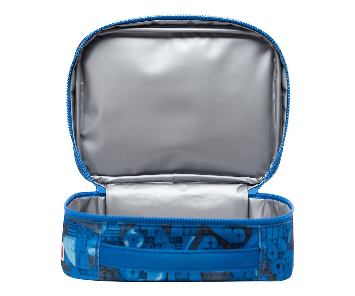 Borsa Termica LEGO Pop Quiz Abstract Bricks Blue