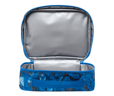 Borsa Termica LEGO Pop Quiz Abstract Bricks Blue