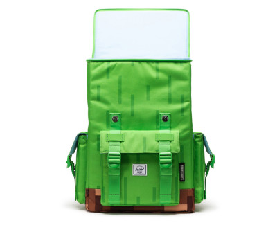 Zaino Minecraft Herschel Little America™ Cube Grass Block