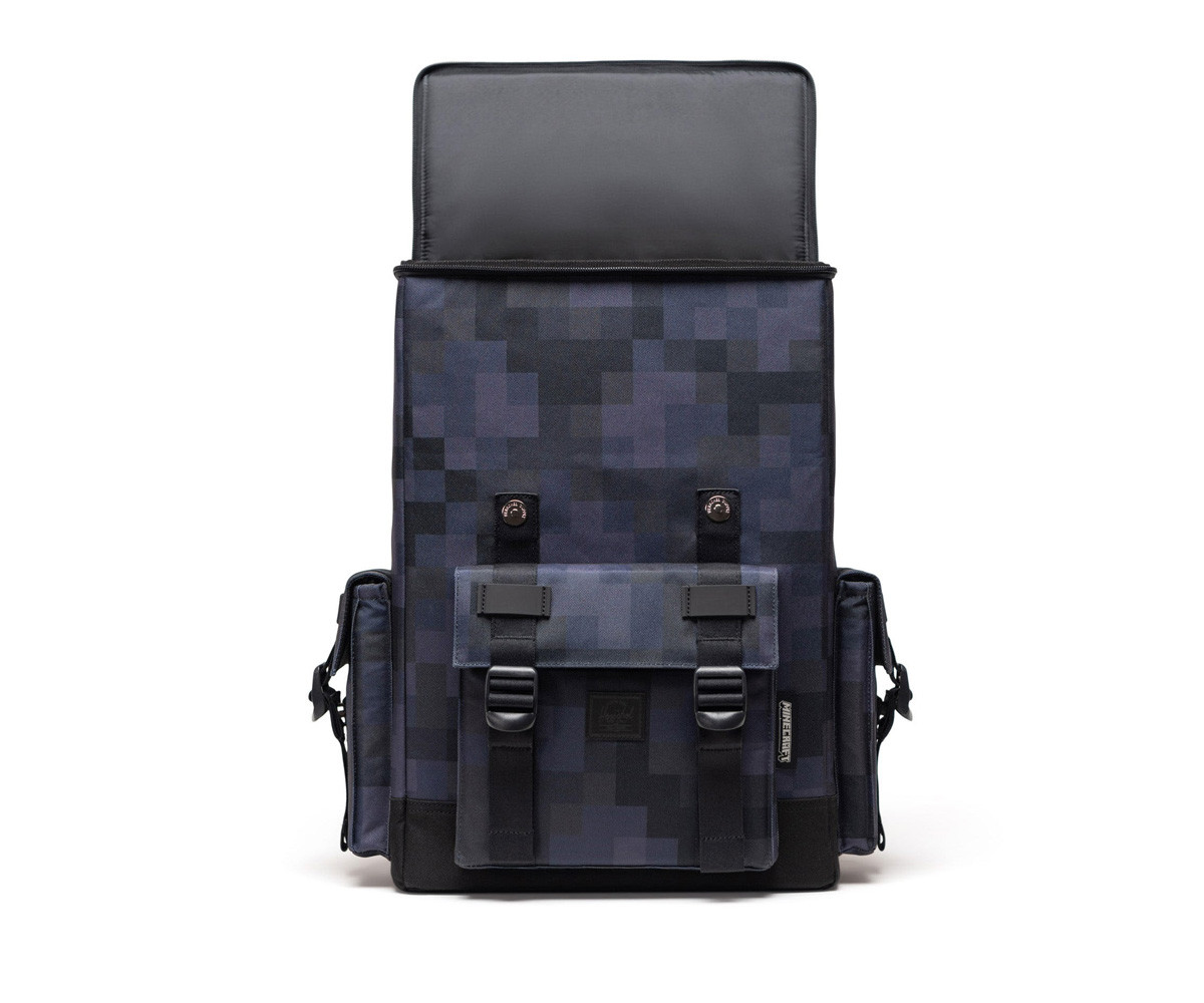 Zaino Minecraft Herschel Little America™ Cube Black Block