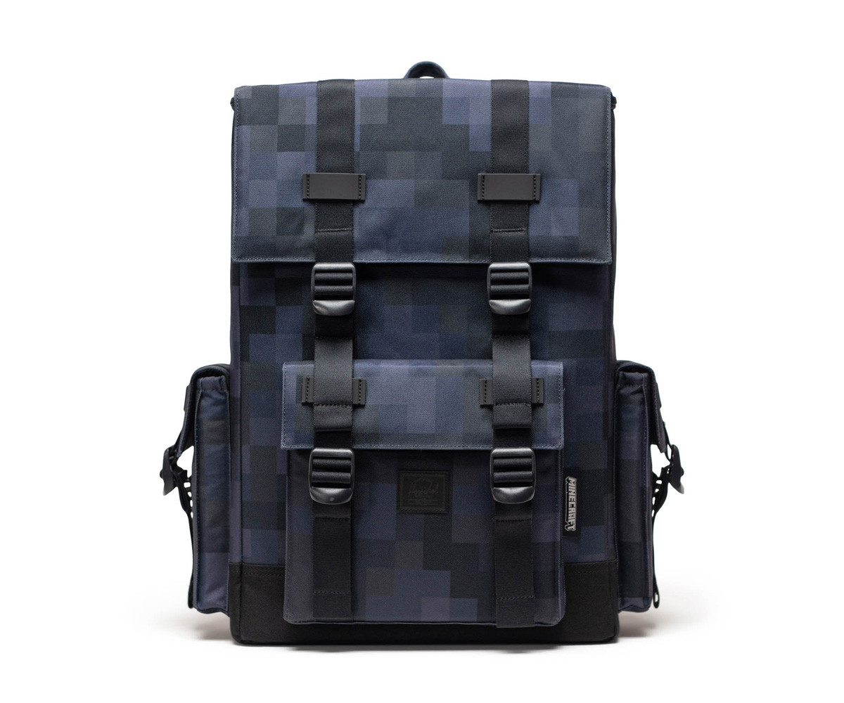 Zaino Minecraft Herschel Little America™ Cube Black Block