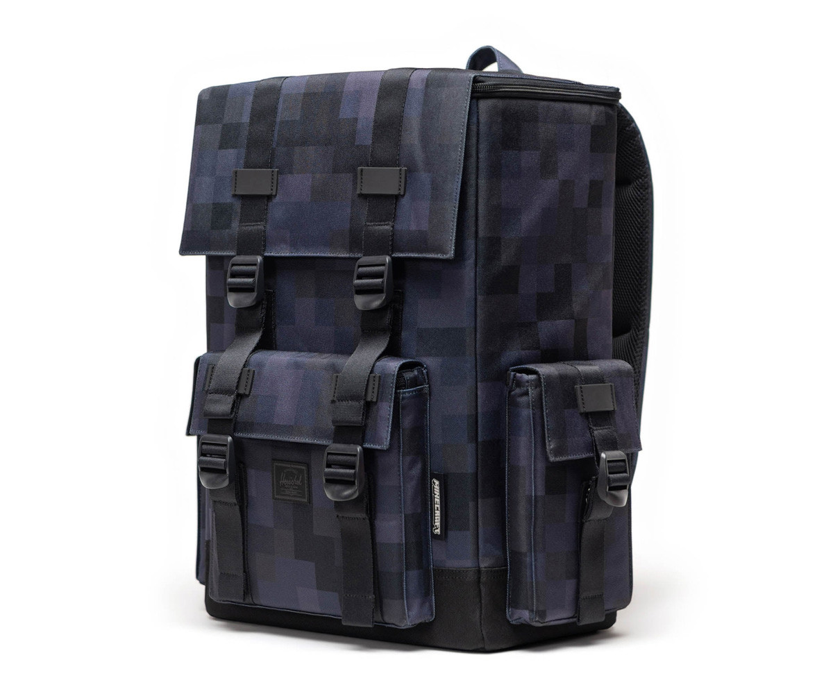 Zaino Minecraft Herschel Little America™ Cube Black Block