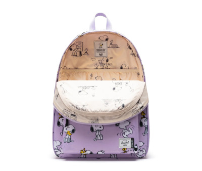 Zaino Herschel Classic XL Peanuts® Pastel Lilac Personalizzabile