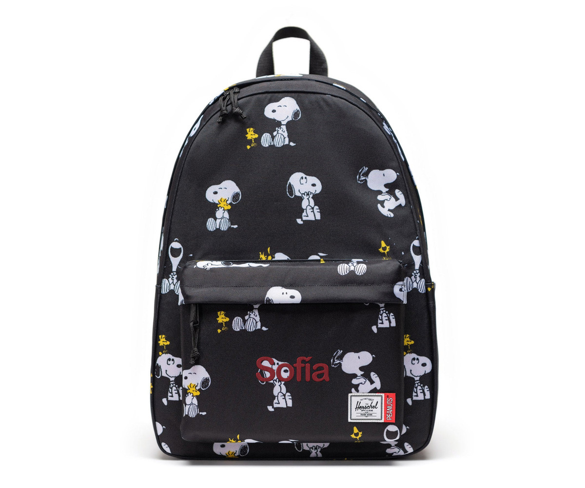 Zaino Herschel Classic XL Peanuts® Black Personalizzabile